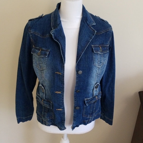 ruff hewn jean jacket